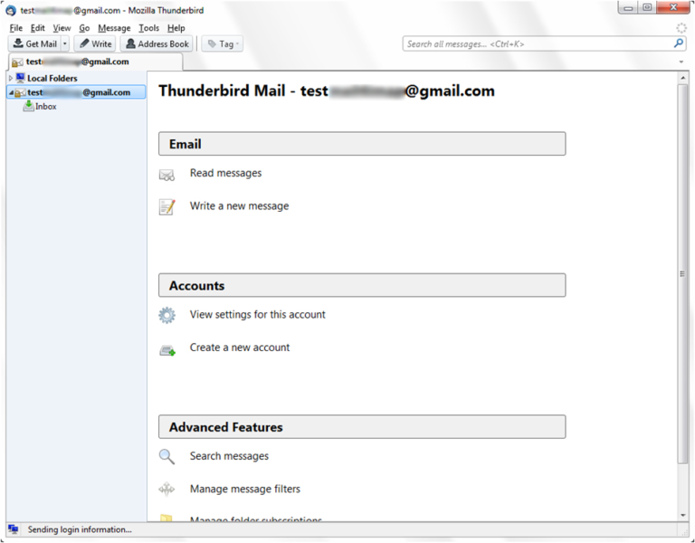 configure thunderbird for gmail