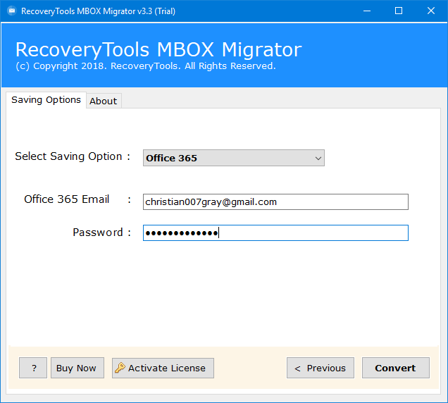 outlook upload mbox office 365