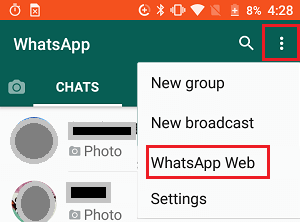 how to use whatsapp with email