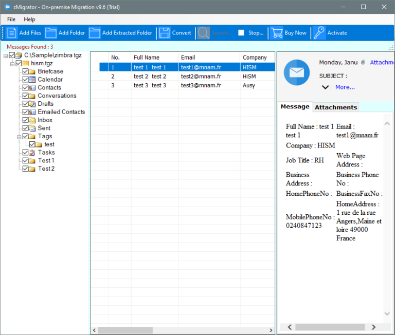 address book csv converter