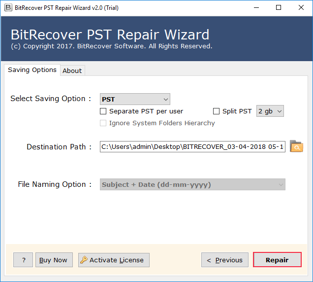 how to repair outlook pst file without scanpst
