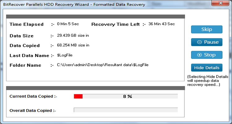 parallels hdd retrieve tool